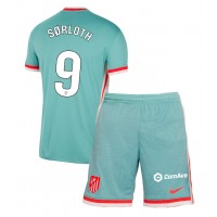 Camiseta Atletico Madrid Alexander Sorloth #9 Visitante Equipación para niños 2024-25 manga corta (+ pantalones cortos)